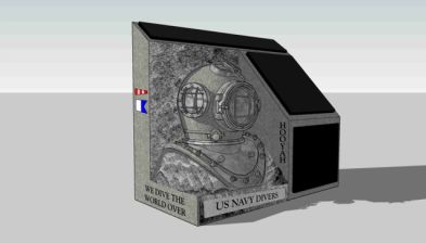 diver monument concept